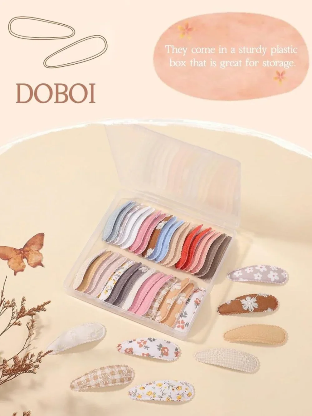 40 Pcs Toddler Hair Clips & Barrettes - Cute Baby Girls' Hair Bows Set